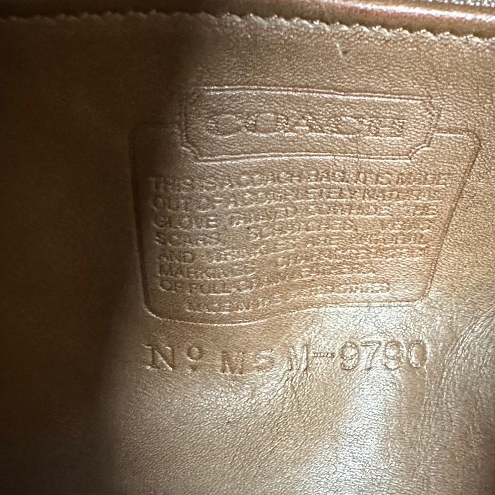 Coach Brown Leather Crossbody Bag 9790 - Picture 10 of 16